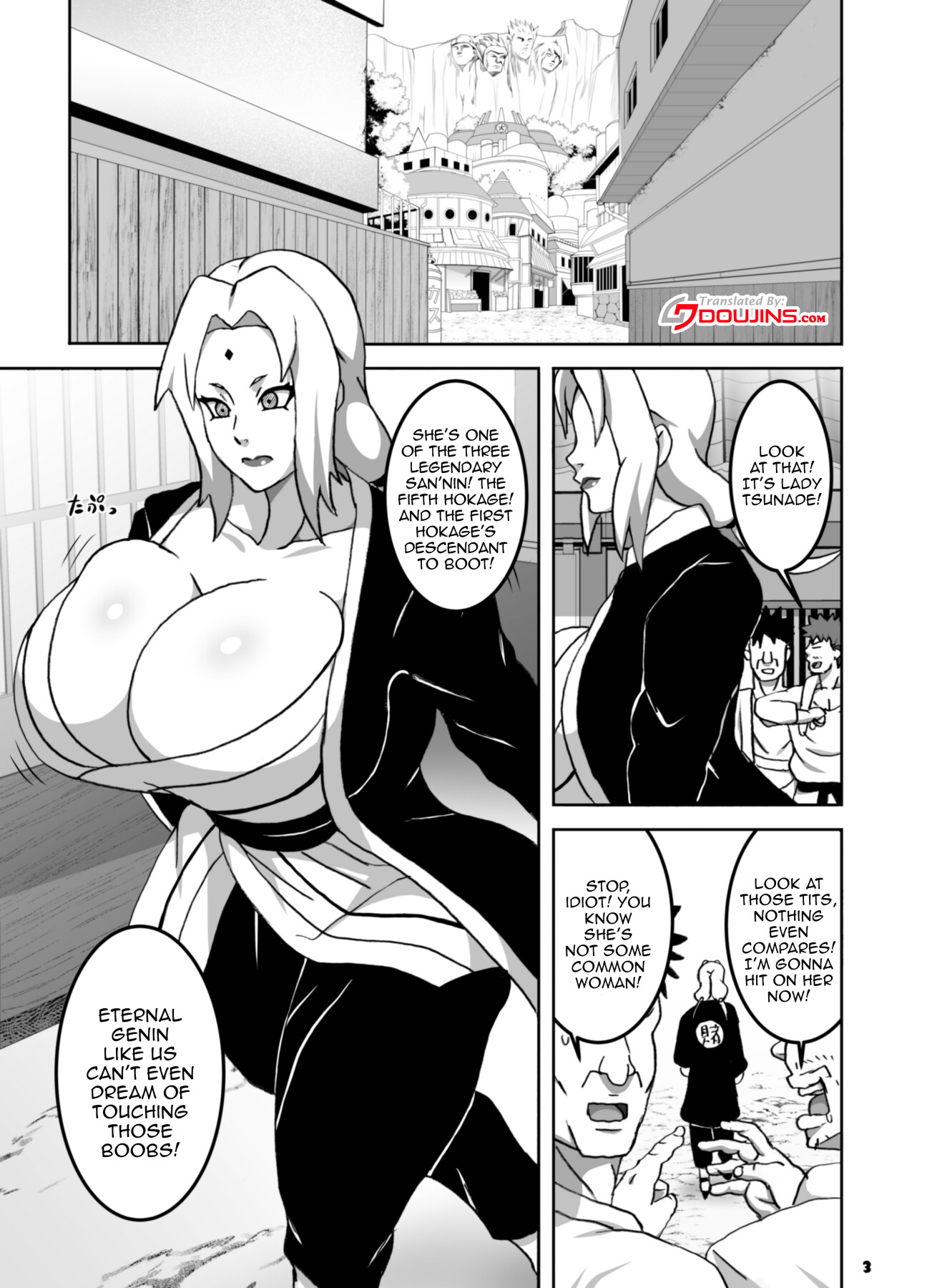 Hentai Manga Comic-Melty Tsunade - Story About The Hokage's Hardships Caused By a Love Drug-Read-4